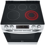 LG LSEL6331F 30 in. 6.3 cu. ft. Smart Slide-In Electric Range with Radiant Burners - PrintProof Stainless Steel