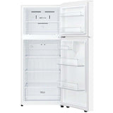 LG LT18S2100W 28 in. 17.5 cu. ft. Garage Ready Top Freezer Refrigerator - White