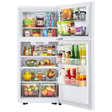 LG LTCS20020W 30 in. 20.2 cu. ft. Top Freezer Refrigerator - White