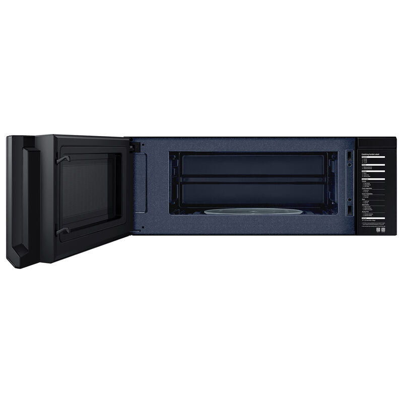 Samsung ME11F7510MT 30 in. 1.1 cu. ft. 1100W Low Profile Smart Over-the-Range Microwave with 400 CFM - Matte Black Steel