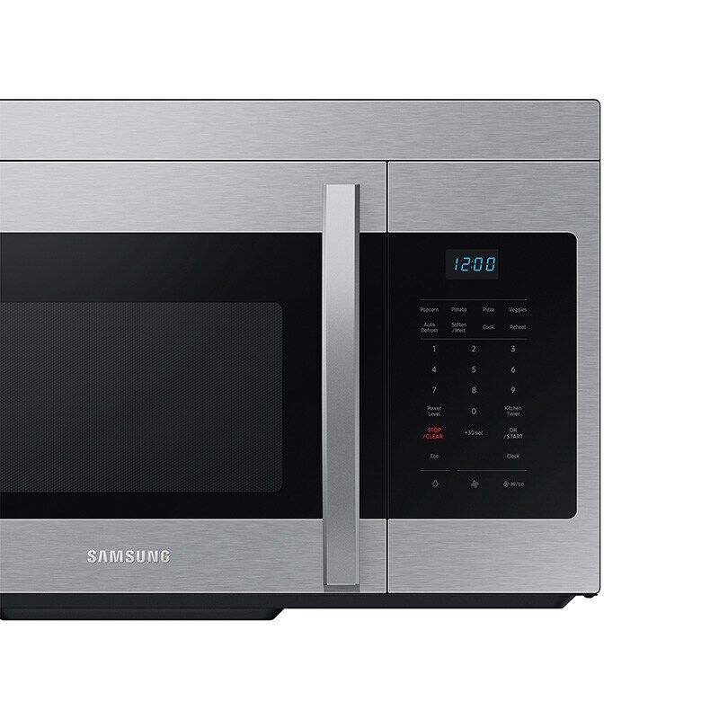 Samsung ME16A4021AS 30 in. 1.6 cu. ft. 1000W Over-the-Range Microwave with 300 CFM - Stainless Steel