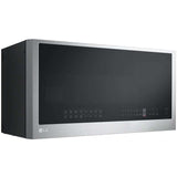 LG MHEC1737F 30 in. 1.7 cu. ft. 950W Smart Over-the-Range Microwave with 300 CFM, Convection & Sensor Cooking - PrintProof Stainless Steel