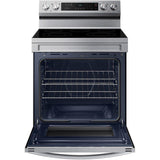 Samsung 30 in. 6.3 cu. ft. Smart Electric Range with Smoothtop Burners - Stainless Steel