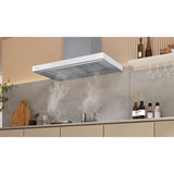 Samsung NK36CB600WCG 36 in. Smart Convertible Chimney Style Range Hood with 630 CFM, 4 Fan Speed & 1 LED Light - Clean Gray