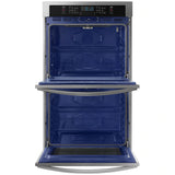 Samsung NV51T5511DS 30 in. 10.2 cu. ft. Smart Top Control Electric Double Wall Oven - Stainless Steel