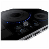 Samsung NZ30K7880US 30 in. 4-Burner Smart Induction Cooktop with Simmer Burner & Power Burner - Stainless Steel