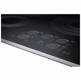 Samsung NZ36K7570RS 36 in. 5-Burner Smart Electric Cooktop with Simmer Burner & Power Burner - Stainless Steel