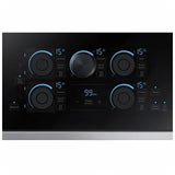 Samsung NZ36K7880US 36 in. 5-Burner Smart Induction Cooktop with Simmer Burner & Power Burner - Stainless Steel
