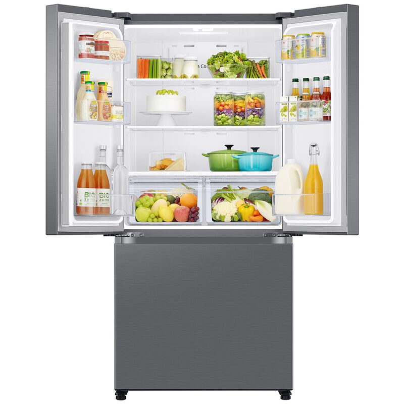 Samsung RF18A5101S9 33 in. 17.5 cu. ft. Smart Counter Depth French Door Refrigerator with Ice Maker - Stainless Steel Look