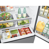 Samsung RF27CG5B10SR 36 in. 25.5 cu. ft. Smart Counter Depth French Door Refrigerator with Ice & Water Dispenser - Stainless Steel