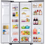Samsung 36 in. 27.4 cu. ft. Side by Side Refrigerator with Ice & Water Dispenser - Stainless Steel