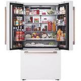 LG SRFB27W3 Studio 36 in. 26.5 cu. ft. Smart Counter Depth French Door Refrigerator with Internal Water Dispenser - Essence White