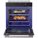 LG WSED3023B 24 in. 3 cu. ft. Smart Electric Single Wall Oven with True European Convection - Black