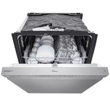 LG ADFD5448AT 24 in. Front Control Smart Dishwasher with 48 dBa Sound Level & Pocket - Stainless Steel