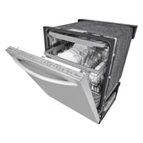 LG LDTS5552S 24 in. Top Control Smart Dishwasher with 46 dBa Sound Level & Dynamic Dry - Stainless Steel