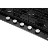 KitchenAid KCGG536PBL 36 Inch Gas Cooktop, product view 8