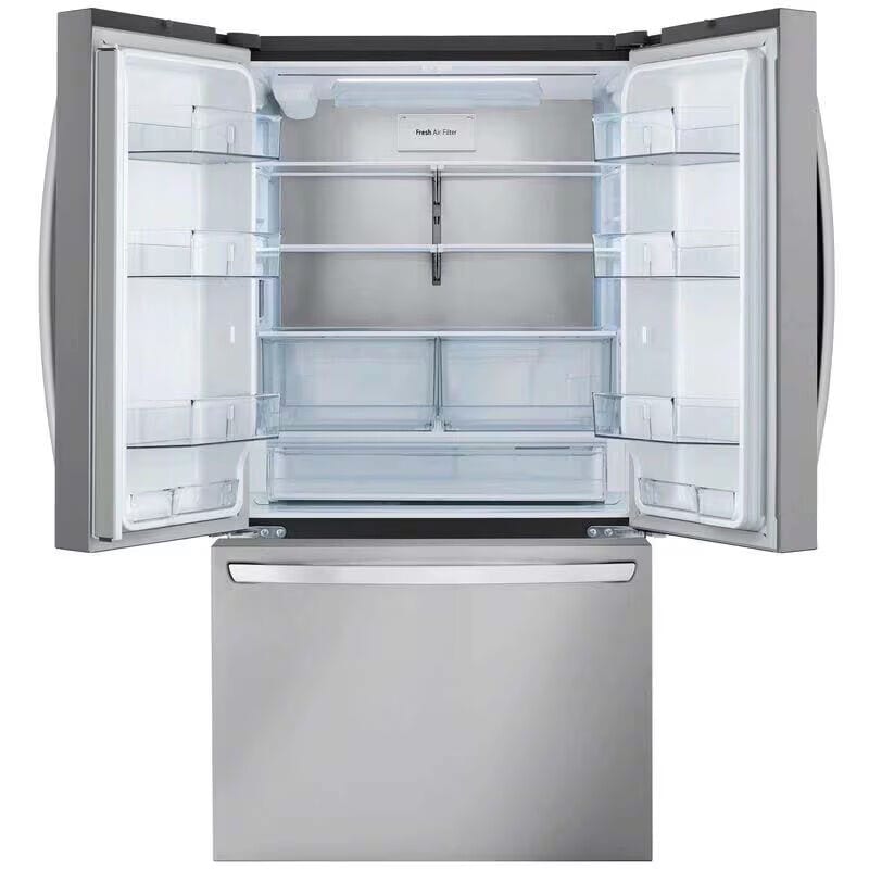 LG LRFLS3206S 36 in. 31.7 cu. ft. Smart French Door Refrigerator with Internal Water Dispenser - PrintProof Stainless Steel