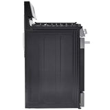 LG LRGN6323Y 30 in. 6.3 cu. ft. Smart Air Fry True European Convection Gas Range with 5 Sealed Burners & Griddle - Stainless Steel