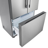 LG LRFLC2726S counter-depth French door refrigerator, product view 9