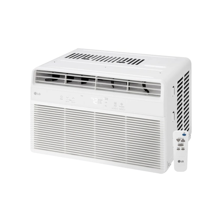 LG LW1025R 10,000 BTU window air conditioner, front view