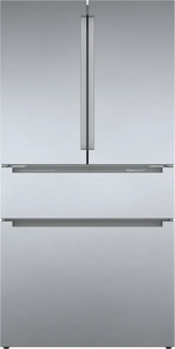 800 Series French Door Bottom Mount Refrigerator 36" Stainless steel (with anti-fingerprint) - (B36CL80ENS) - BOSCH