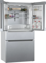 800 Series French Door Bottom Mount Refrigerator 36" Stainless steel (with anti-fingerprint) - (B36CL80ENS) - BOSCH