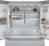 800 Series French Door Bottom Mount Refrigerator 36" Stainless steel (with anti-fingerprint) - (B36CL80ENS) - BOSCH