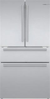 800 Series French Door Bottom Mount Refrigerator 36" Stainless steel (with anti-fingerprint) - (B36CL80SNS) - BOSCH