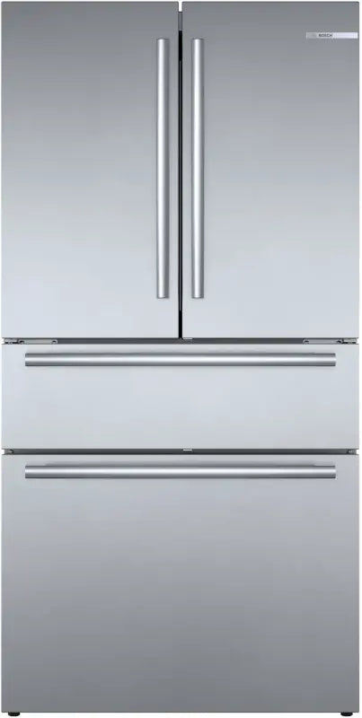 800 Series French Door Bottom Mount Refrigerator 36" Stainless steel (with anti-fingerprint) - (B36CL80SNS) - BOSCH