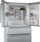 800 Series French Door Bottom Mount Refrigerator 36" Stainless steel (with anti-fingerprint) - (B36CL80SNS) - BOSCH