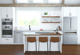800 Series French Door Bottom Mount Refrigerator, Glass door 36" Stainless Steel - (B36CL81ENG) - BOSCH