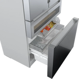 800 Series French Door Bottom Mount Refrigerator, Glass door 36" Stainless Steel - (B36CL81ENG) - BOSCH