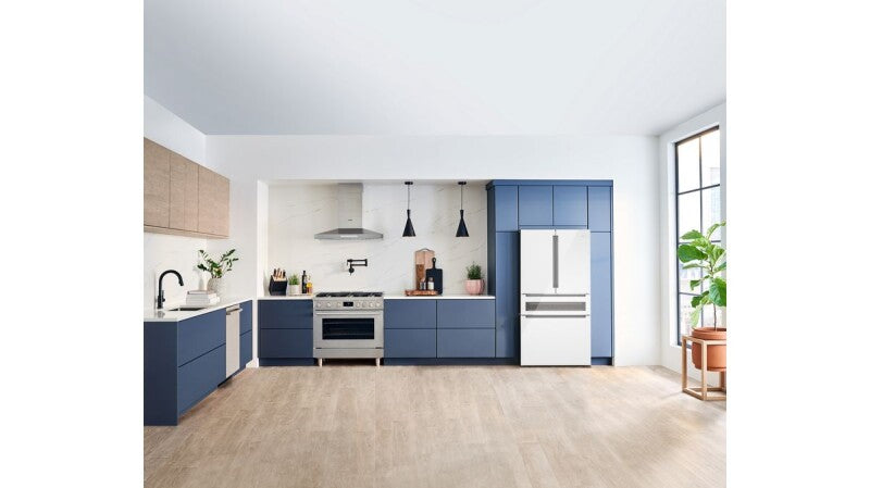 800 Series French Door Bottom Mount Refrigerator, Glass door 36" White - (B36CL81ENW) - BOSCH