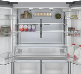 800 Series French Door Bottom Mount Refrigerator 36" Black Stainless Steel - (B36CT80SNB) - BOSCH