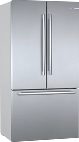 800 Series French Door Bottom Mount Refrigerator 36" Stainless steel (with anti-fingerprint) - (B36CT80SNS) - BOSCH