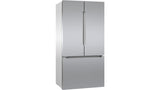 800 Series French Door Bottom Mount Refrigerator 36" Stainless steel (with anti-fingerprint) - (B36CT81ENS) - BOSCH