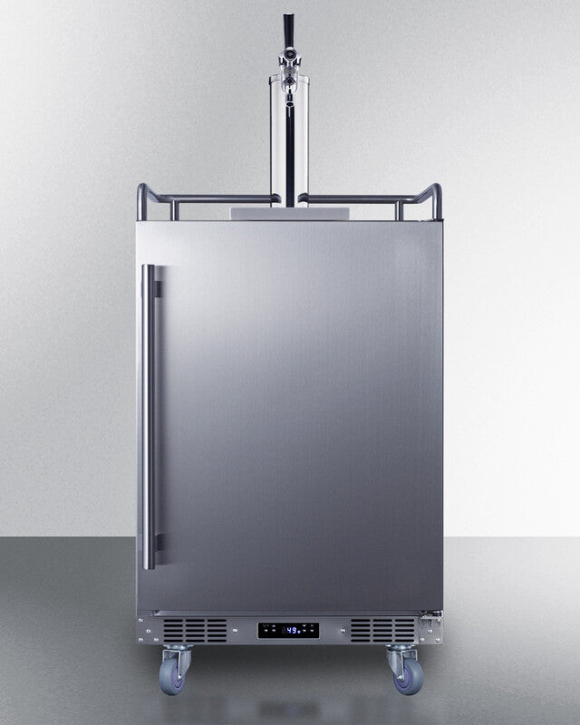 24" Wide Built-in Outdoor Commercial Beer Kegerator - (BC74OSCOM)