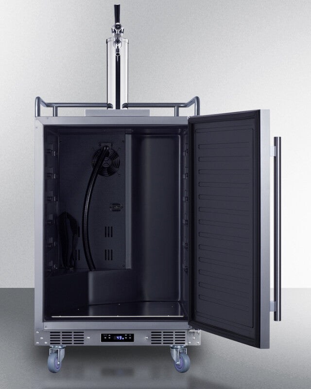 24" Wide Built-in Outdoor Commercial Beer Kegerator - (BC74OSCOM)