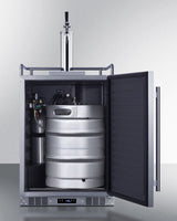24" Wide Built-in Outdoor Commercial Beer Kegerator - (BC74OSCOM)