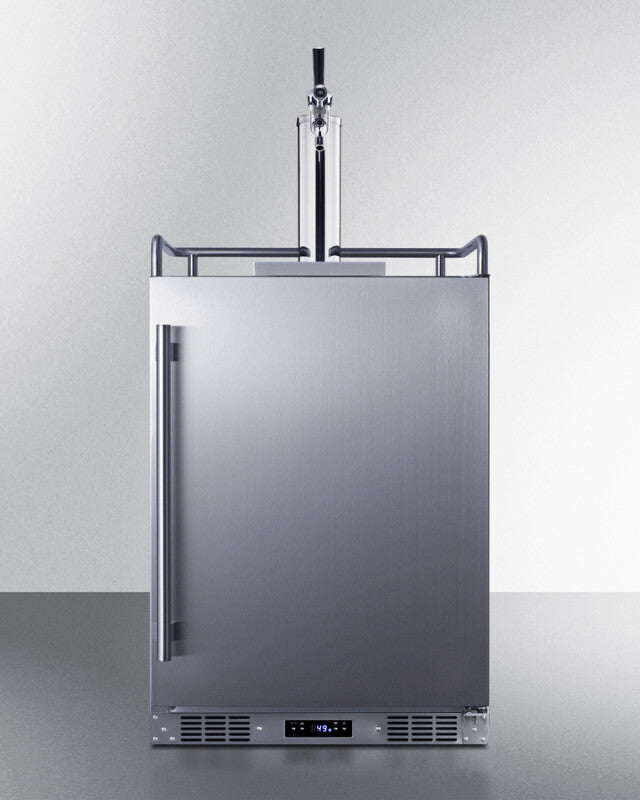 24" Wide Built-in Outdoor Commercial Beer Kegerator - (BC74OSCOM)