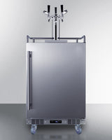 24" Wide Built-in Outdoor Commercial Beer Kegerator - (BC74OSCOMTRIPLE)