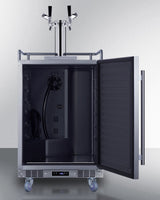 24" Wide Built-in Outdoor Commercial Beer Kegerator - (BC74OSCOMTWIN)