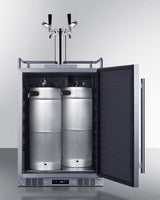 24" Wide Built-in Outdoor Commercial Beer Kegerator - (BC74OSCOMTWIN)