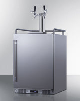 24" Wide Built-in Outdoor Commercial Beer Kegerator - (BC74OSCOMTWIN)