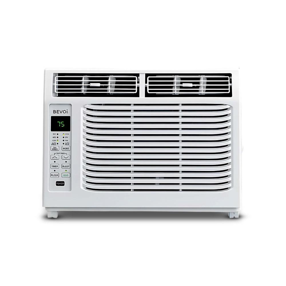 Bevoi 5,000 BTU Window Air Conditioner with Remote BEV05WiNCC | 115V 15A in White