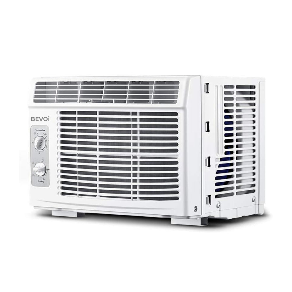 Bevoi 5,000 BTU Window Air Conditioner with Remote BEV05WiNMiD | 115V 15A in White