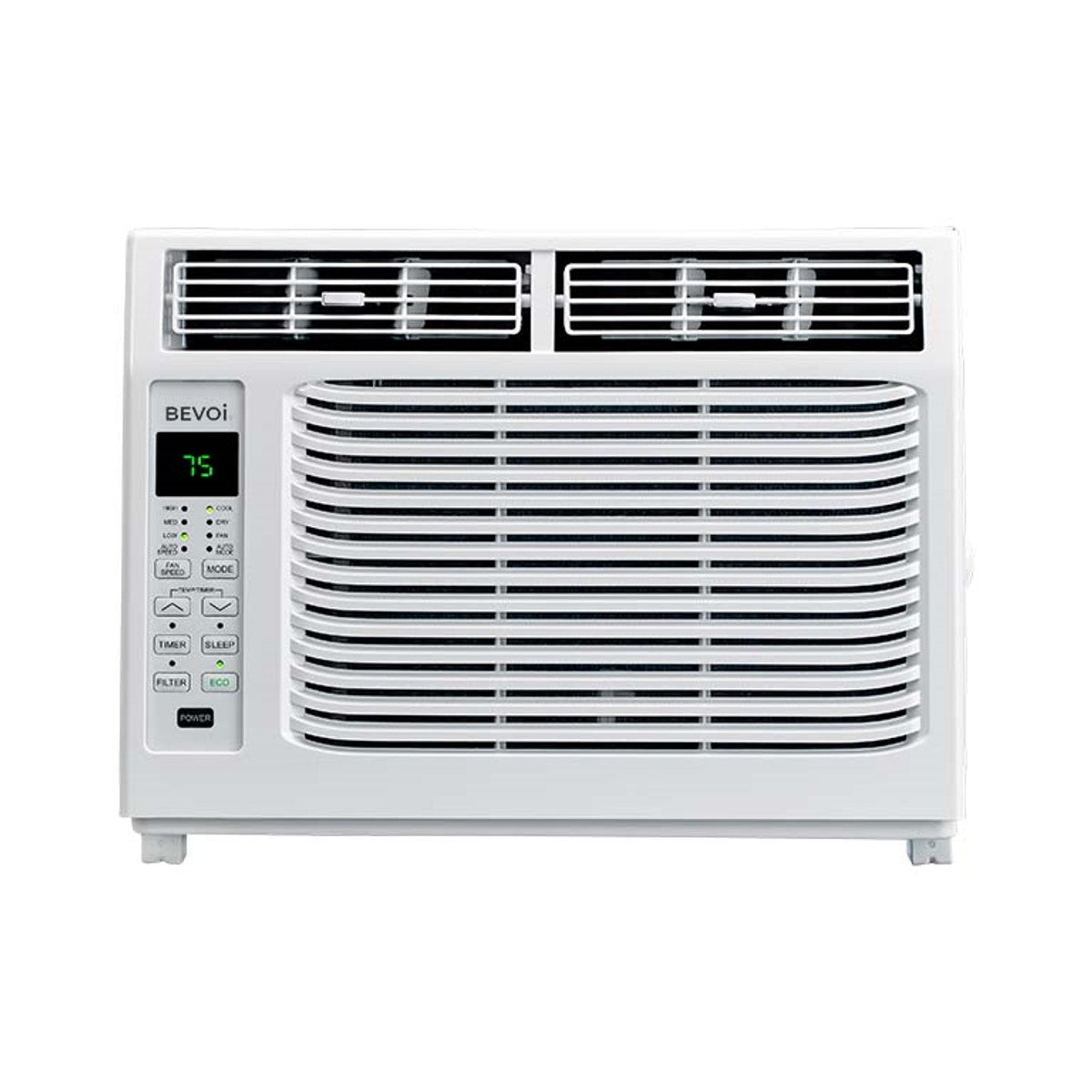 Bevoi 6,000 BTU EasyCool Window Air Conditioner with Remote BEV06WiNCC | 115V 15A in White