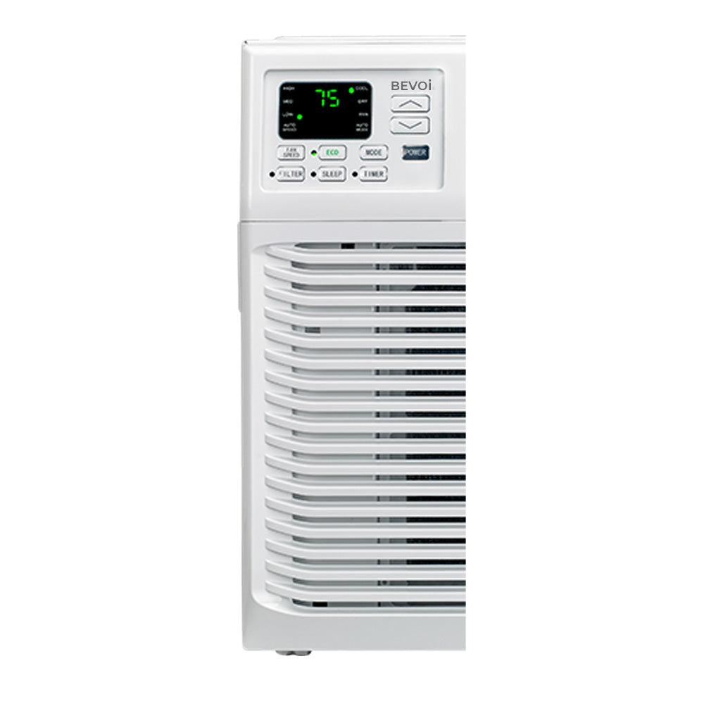 Bevoi 8,000 BTU EasyCool Window Air Conditioner with Remote BEV08WiNCC | 115V 15A in White