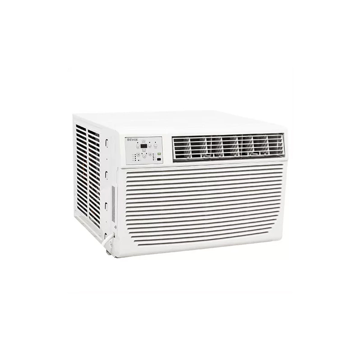 Bevoi 8,000 BTU Window Air Conditioner with Supplemental Heat BEV08WiNMIDHF | 115V 15A in White