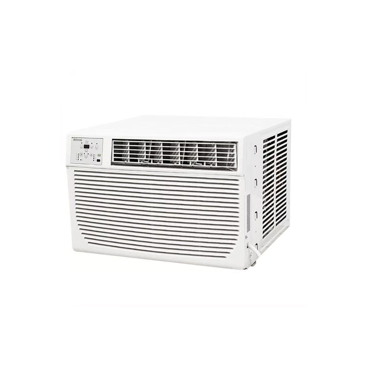 Bevoi 8,000 BTU Window Air Conditioner with Supplemental Heat BEV08WiNMIDHF | 115V 15A in White